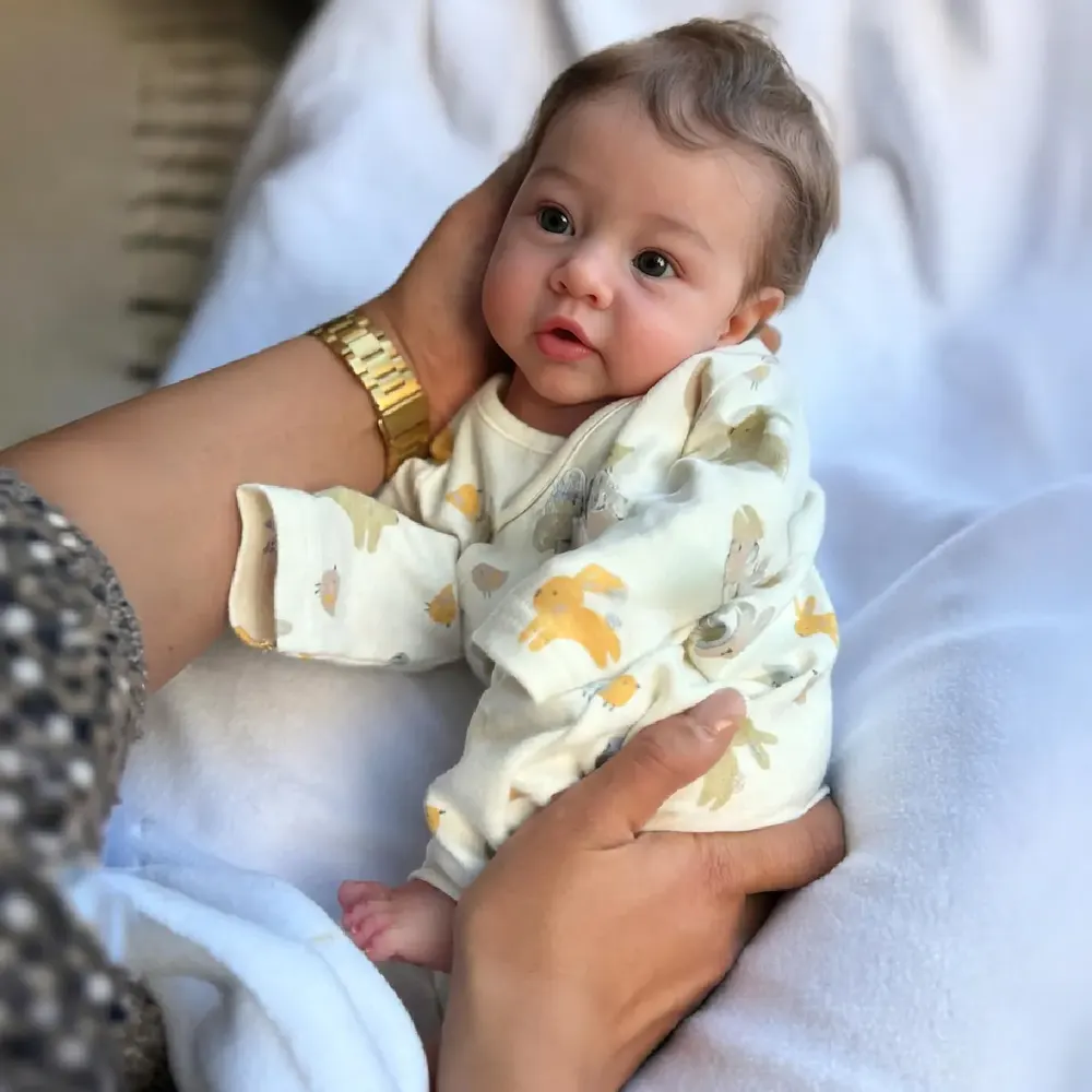 Reborn Baby Dolls with Full Silicone Soft Body, 12"/16" Handmade Newborn Girls, photograph 3