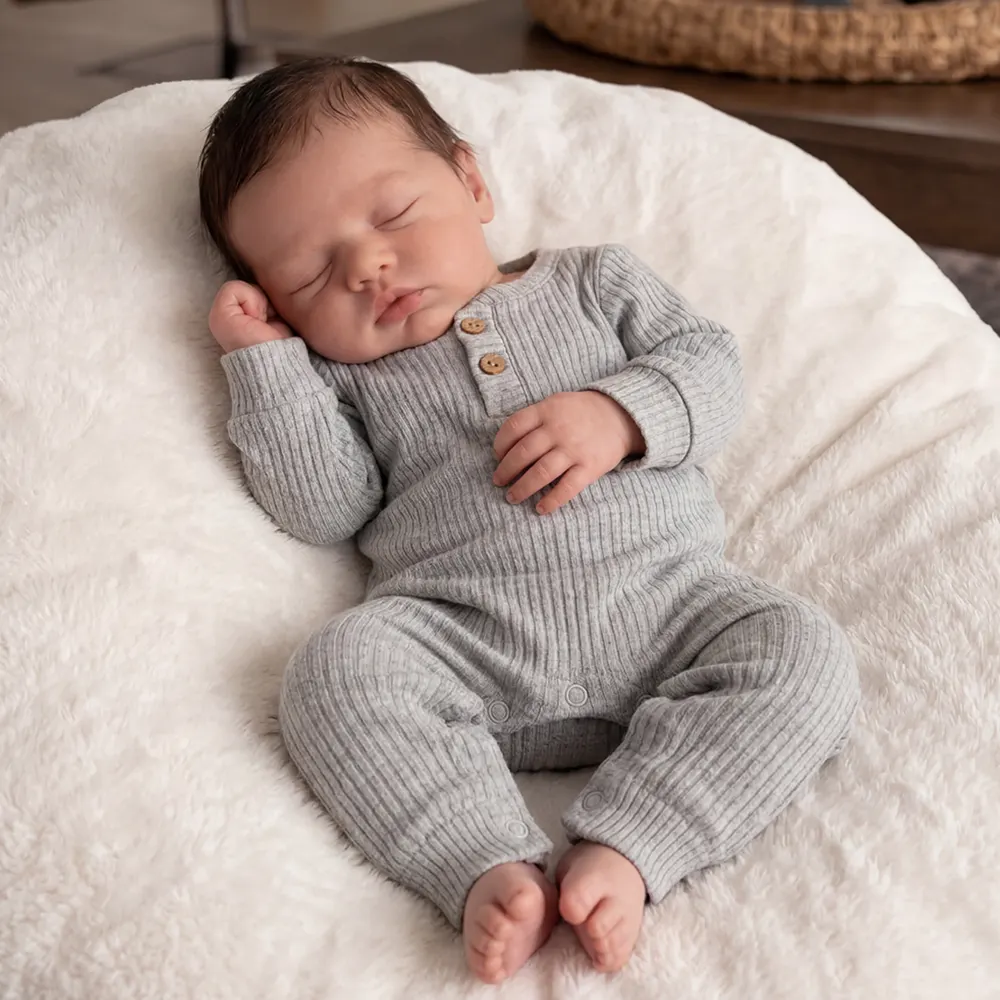 Reborn Baby Girl or Boy with Silicone Body, 12"/16" Newborns with Realistic Feature