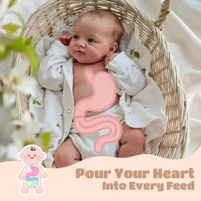 Reborn Baby Girl with Drink & Wet System, 12"/16" Newborn Dolls with Full Body
