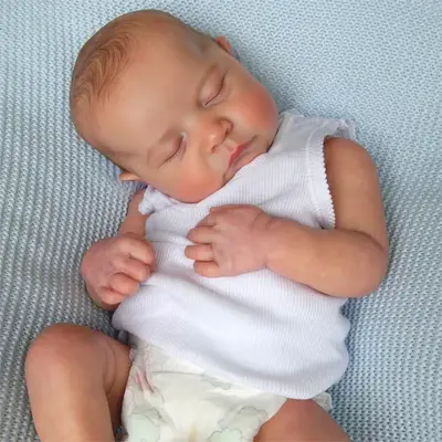 20" Real Lifelike Jax Sleeping Newborn Baby Boy Dolls