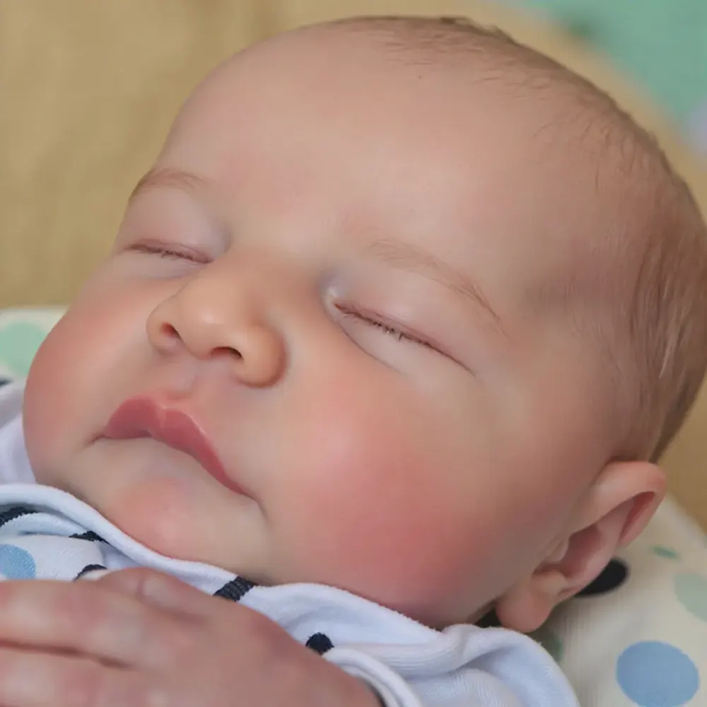 20" Real Lifelike Jax Sleeping Newborn Baby Boy Dolls, photograph 2