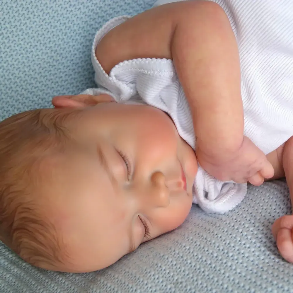 20" Real Lifelike Jax Sleeping Newborn Baby Boy Dolls, photograph 3