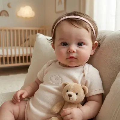 Silicone Baby Doll with Realistic Baby Touch, 12"/16"/20" Newborn Girls
