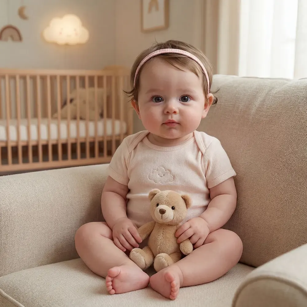 Silicone Baby Doll with Realistic Baby Touch, 12"/16"/20" Newborn Girls, photograph 5