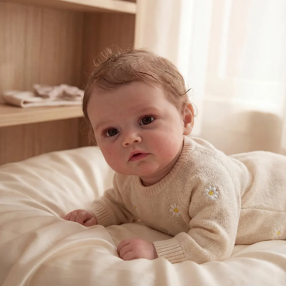 Silicone Reborn Baby Dolls with Realistic Touching & Feeling, 12"/16"/20" Sweet, photograph 4