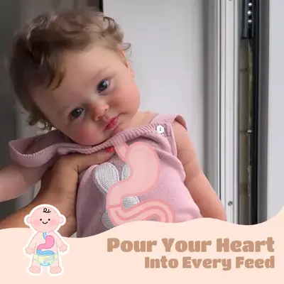 Silicone Reborn Baby with Drink and Wet System, 12"/16"/20" Soft Newborn Girl Doll