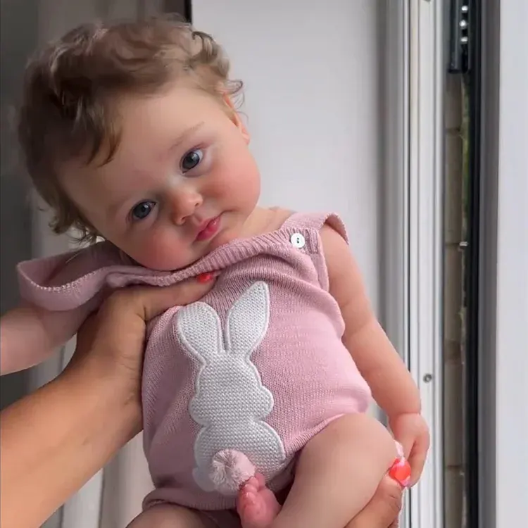 Silicone Reborn Baby with Drink and Wet System, 12"/16"/20" Soft Newborn Girl Doll, photograph 2