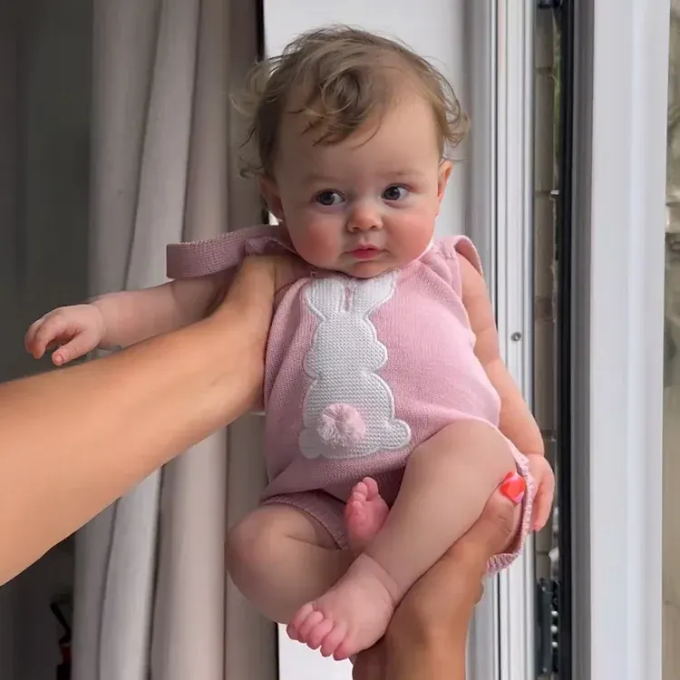 Silicone Reborn Baby with Drink and Wet System, 12"/16"/20" Soft Newborn Girl Doll, photograph 4