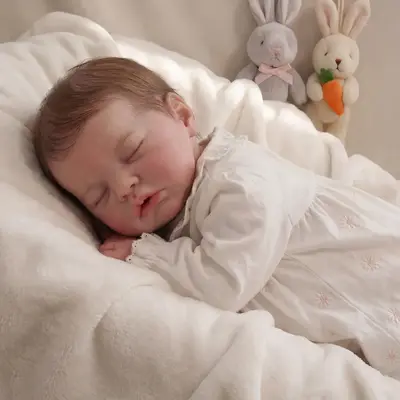 Soft & Flexible Full Body Silicone Baby Doll Rory 6–16" Handmade Newborn Girl