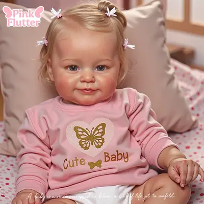 20" Hedy Realistic Reborn Baby Dolls Girl with Blonde Hair Best Gift Ideas