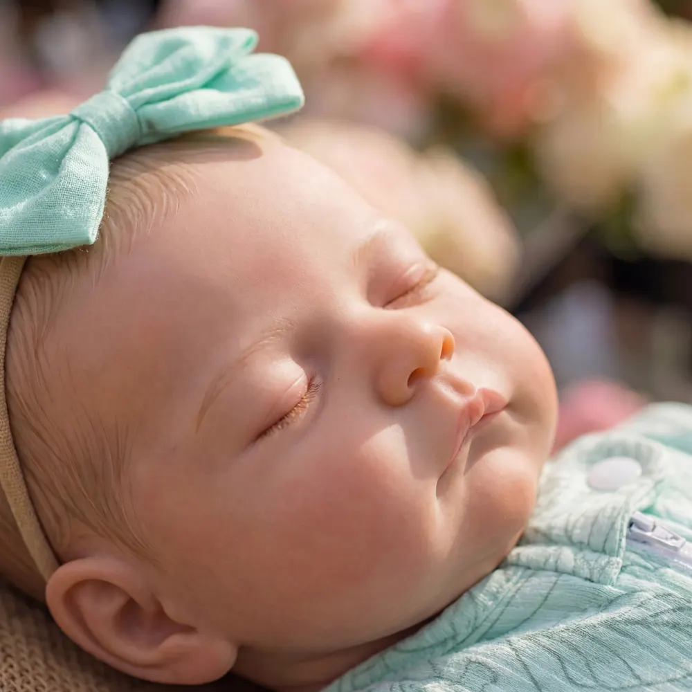 Spring Gift: 20" Breathing Reborn Baby Girl Newborn with Kissable Cheek, photograph 3