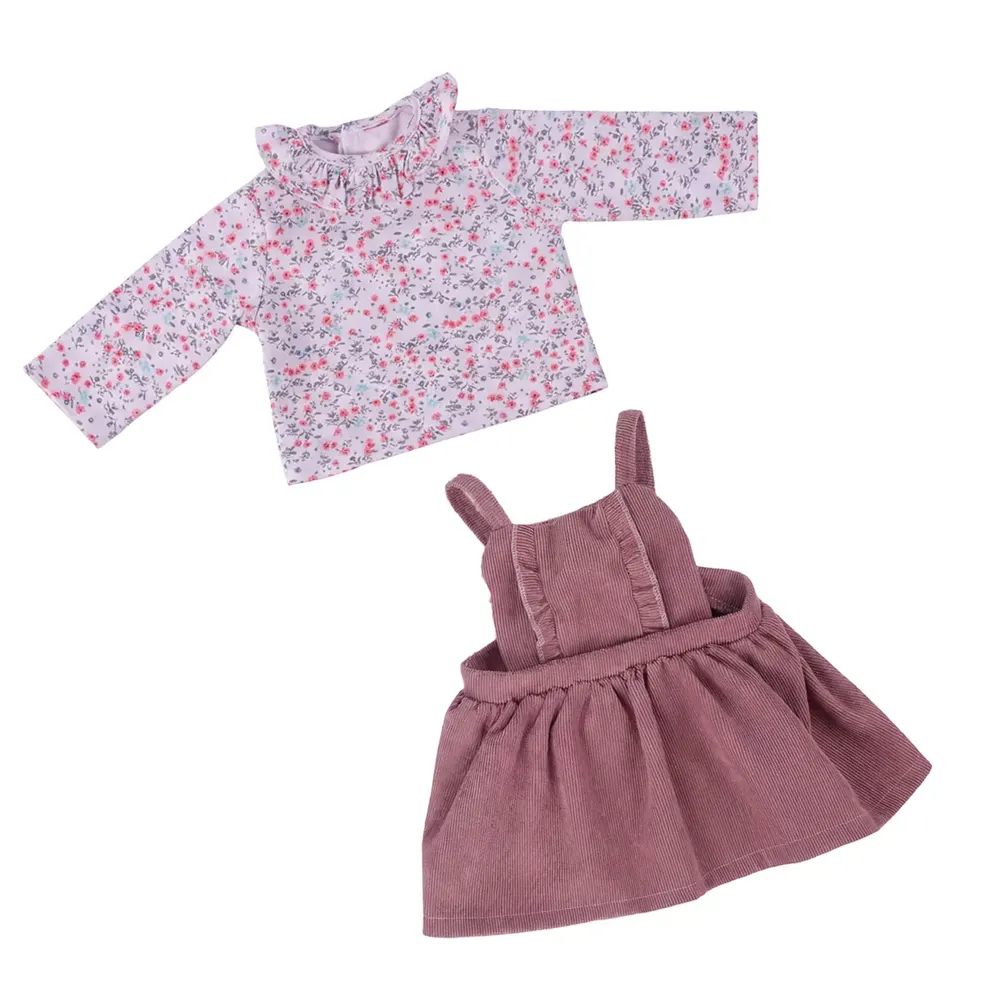 20" Floral Print Dress Set for Reborn Babies, photograph 3