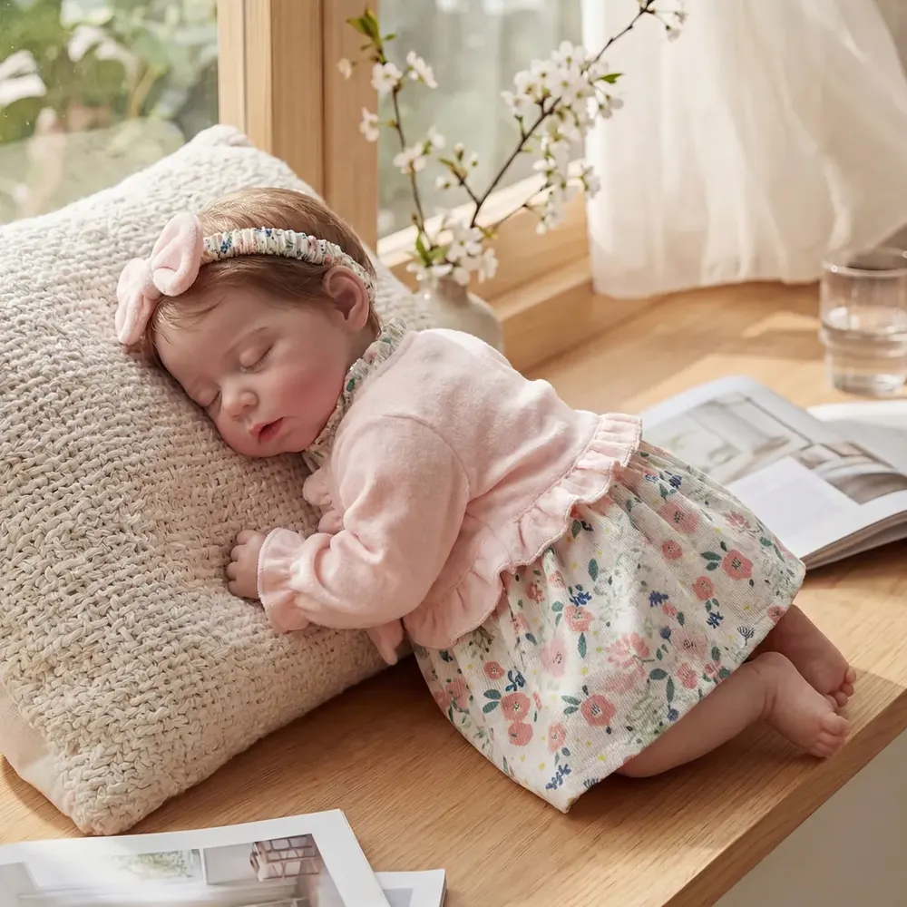12" & 16" Full Body Silicone Bendable Reborn Baby Boy or Girl Dolls Named Amara, photograph 5