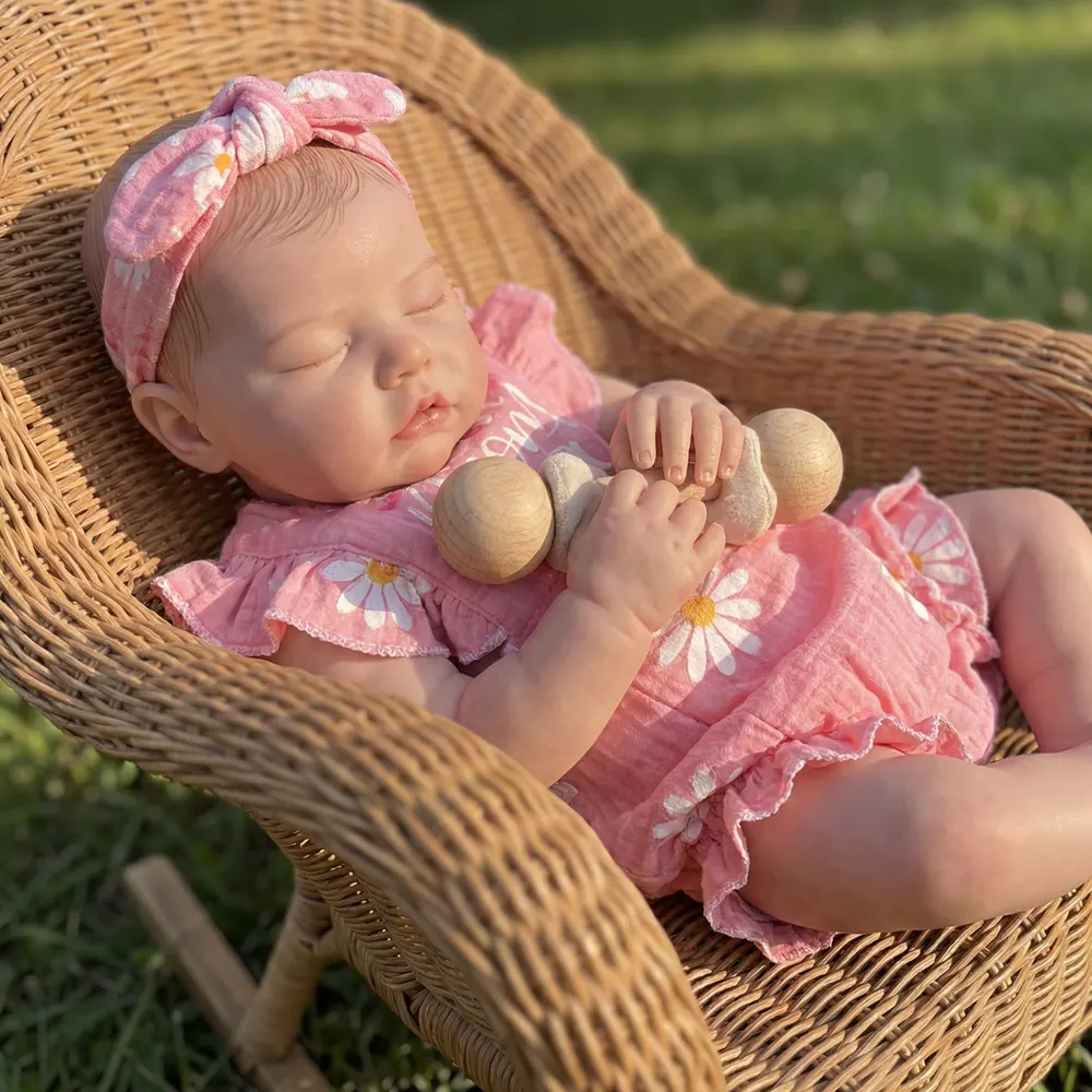 12"/16" Silicone Reborn Baby with Closed Eyes—Perfect for Collectors