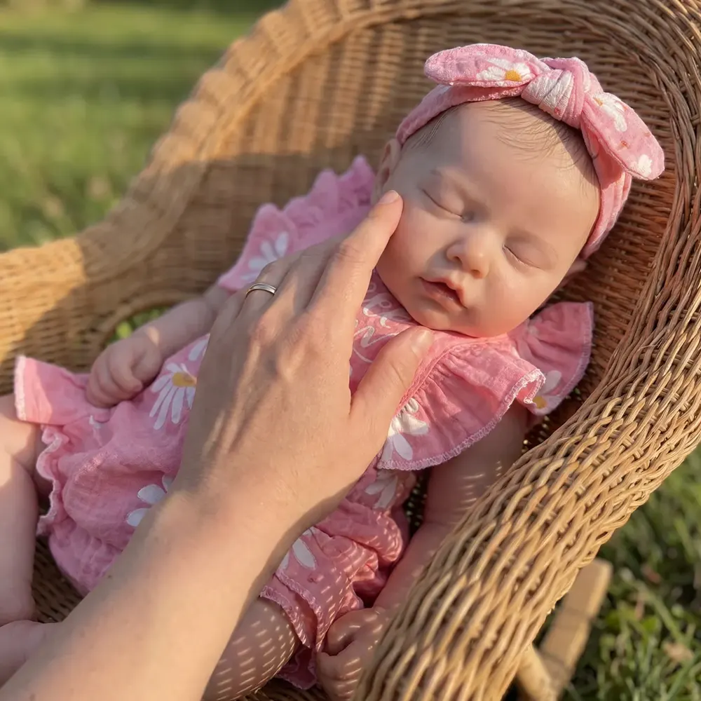 12"/16" Silicone Reborn Baby with Closed Eyes—Perfect for Collectors, photograph 6