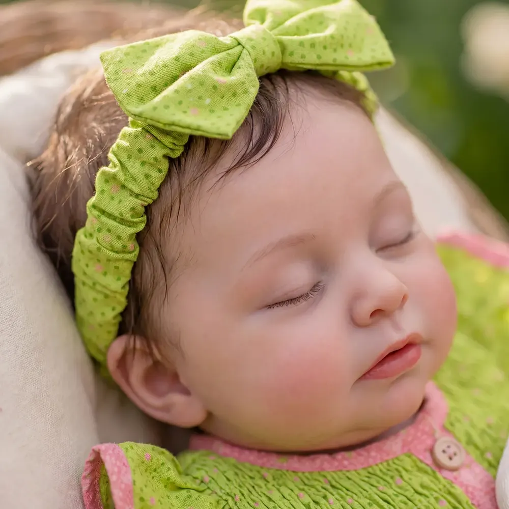 12", 16", & 20" Realistic Silicone Reborn Baby Doll with Short Brown Hair, photograph 4