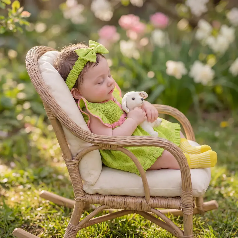 12", 16", & 20" Realistic Silicone Reborn Baby Doll with Short Brown Hair, photograph 5