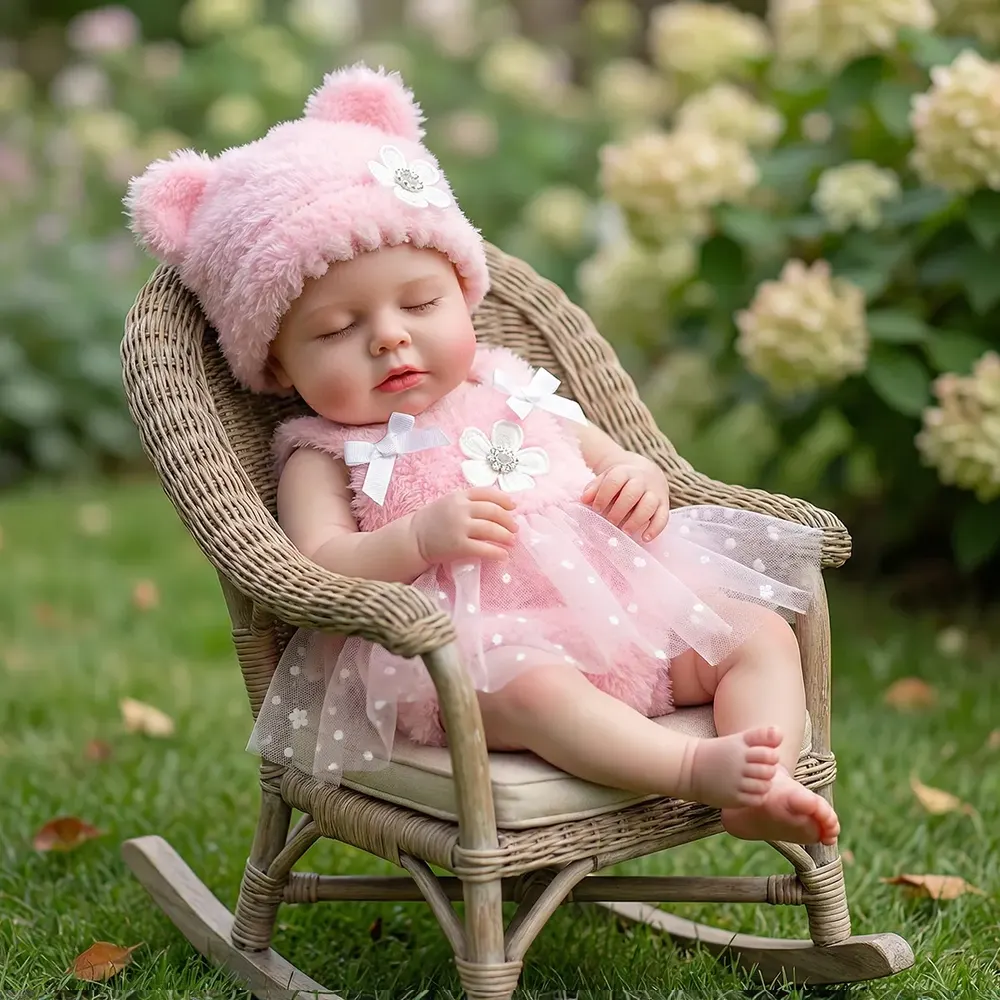 12"/16" Full Body Silicone Reborn Baby Named Arya with Soft Skin, photograph 2
