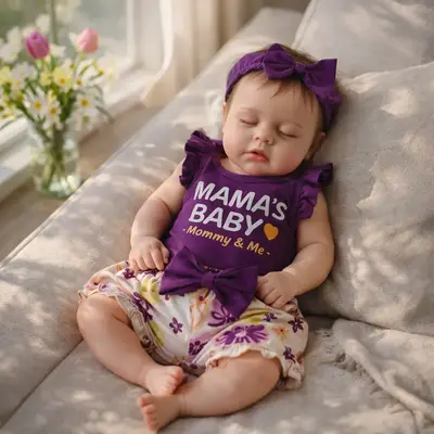 12"/16" Full Body Silicone Reborn Baby Named Aveline with Open Eyes for Collectors