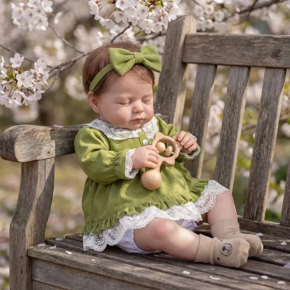 Realistic 20" Reborn Newborn Girl Dolls with Rosy Cheek and Baby Powder Smell, photograph 6