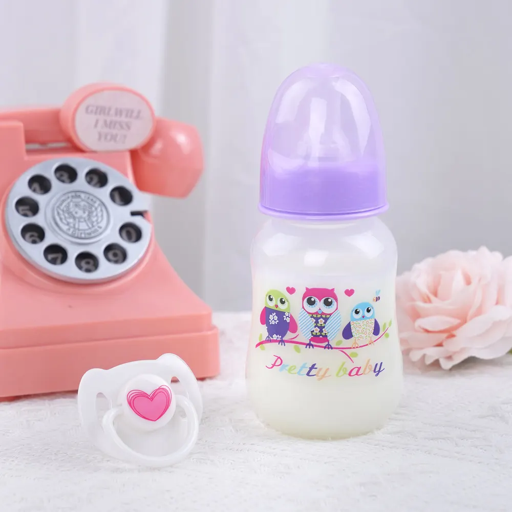 Three Style 6 Piece Set Safest Pacifier and Bottle Reborn Baby Doll Accessories, photograph 3
