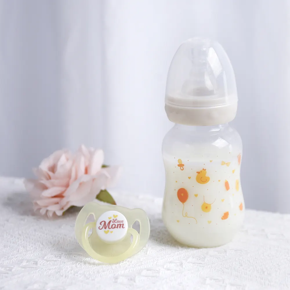 Three Style 6 Piece Set Safest Pacifier and Bottle Reborn Baby Doll Accessories, photograph 4