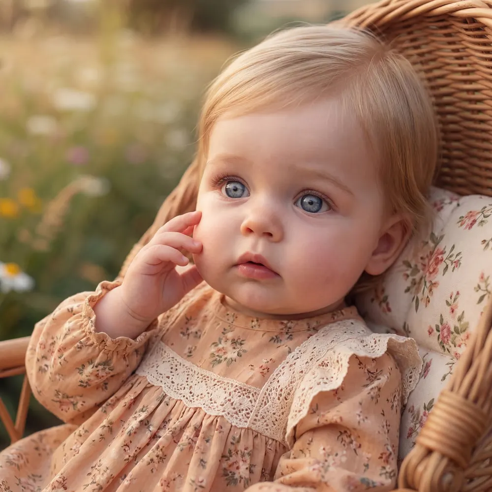 Toddler Reborn Baby Boy with Smooth Blonde Hair, 12"/16" Doll with Round Face