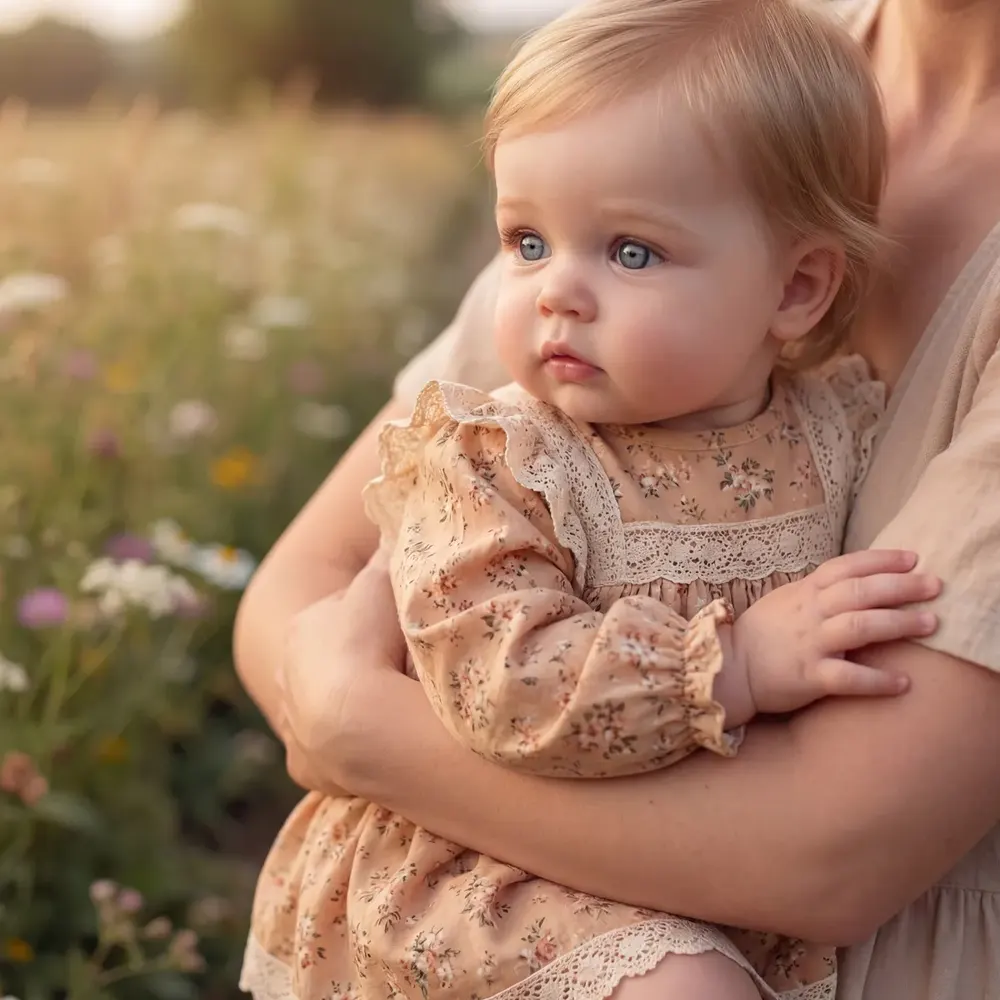 Toddler Reborn Baby Boy with Smooth Blonde Hair, 12"/16" Doll with Round Face, photograph 2